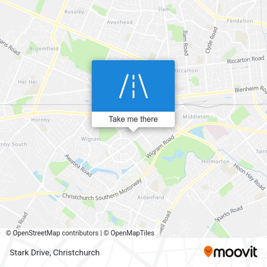 Stark Drive map