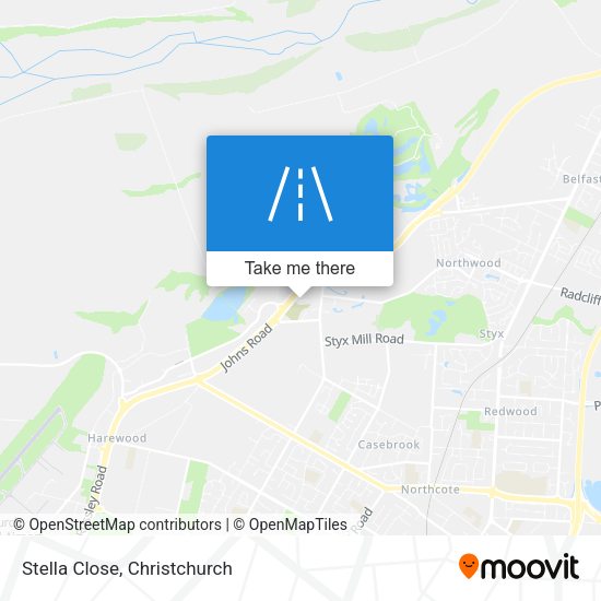 Stella Close map