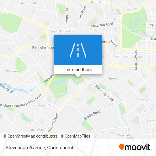 Stevenson Avenue map