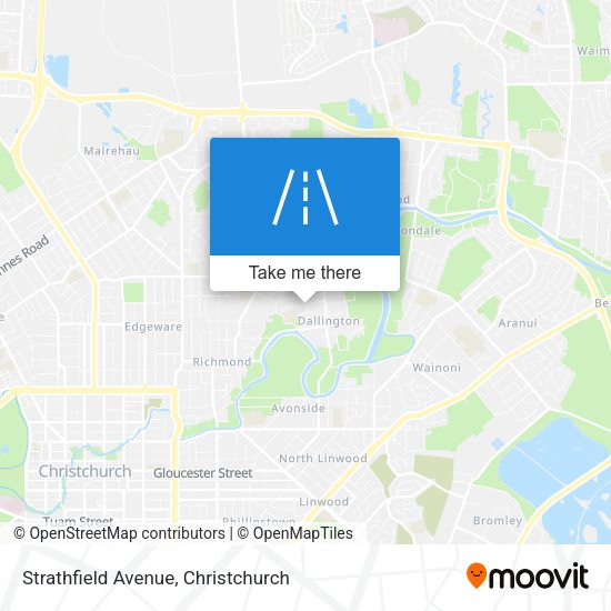 Strathfield Avenue map
