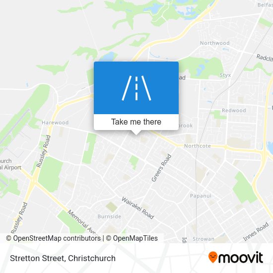 Stretton Street map
