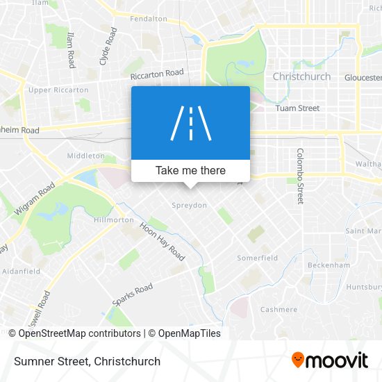 Sumner Street map