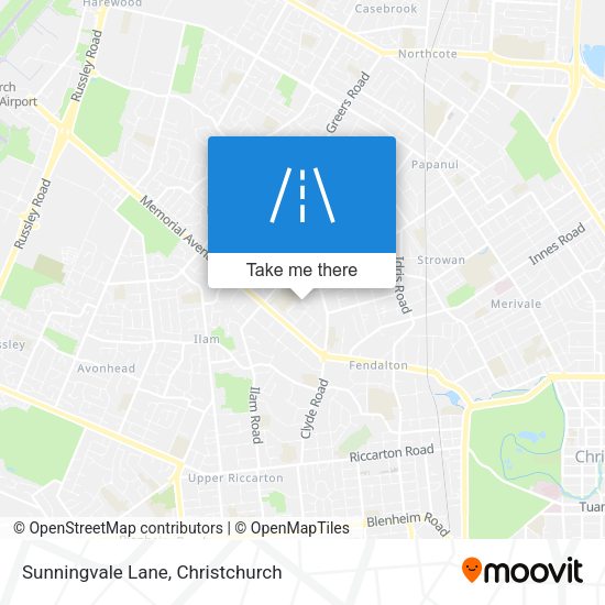 Sunningvale Lane map