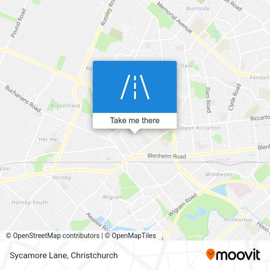 Sycamore Lane map