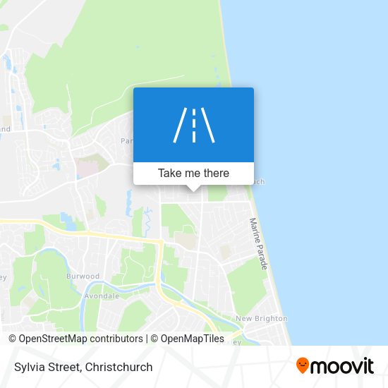 Sylvia Street map