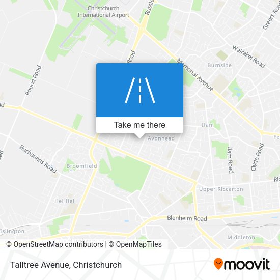 Talltree Avenue map