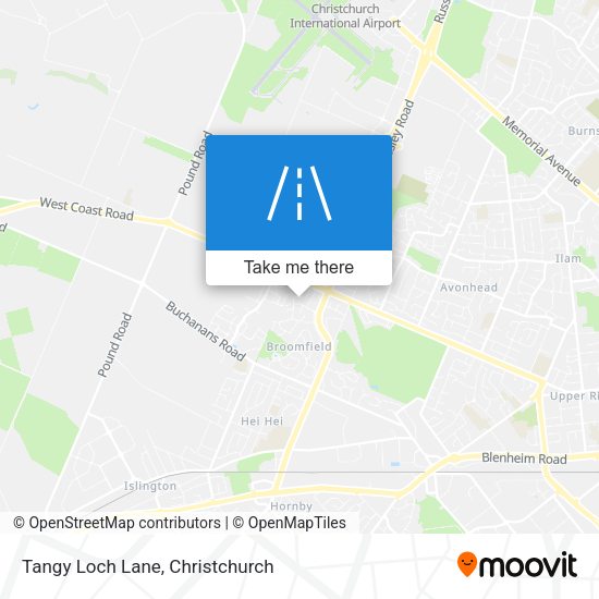 Tangy Loch Lane map