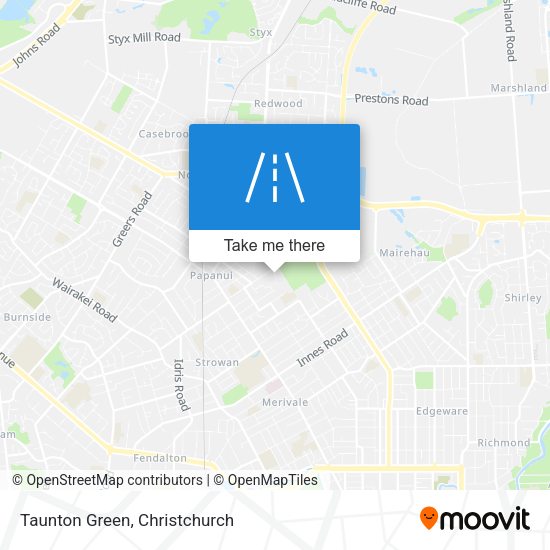 Taunton Green map