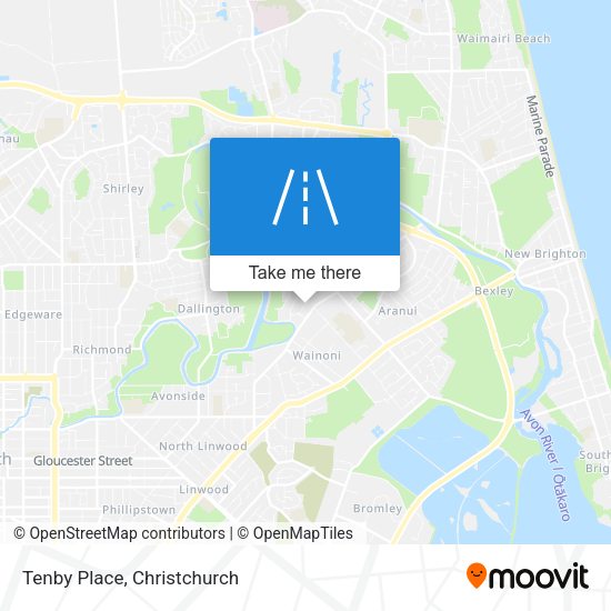 Tenby Place map