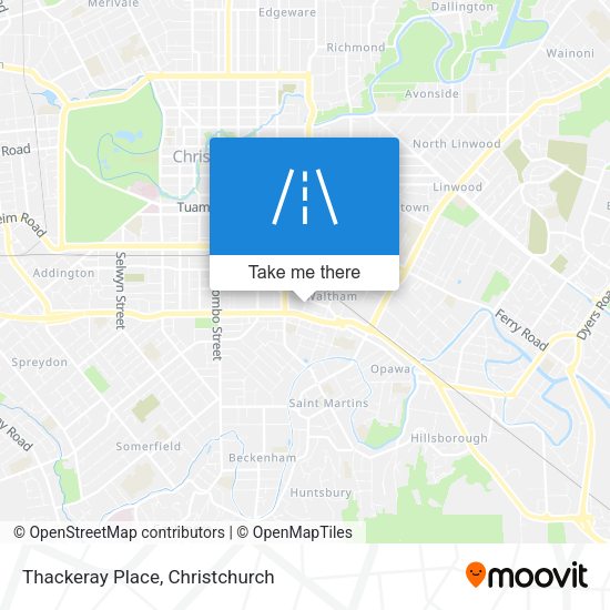 Thackeray Place map