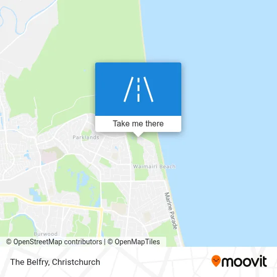 How to get to The Belfry, Christchurch by bus?