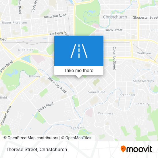 Therese Street map