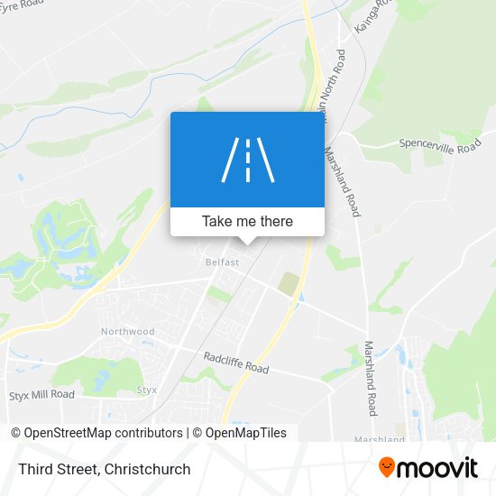 Third Street map