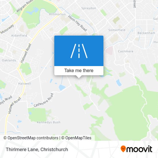 Thirlmere Lane map
