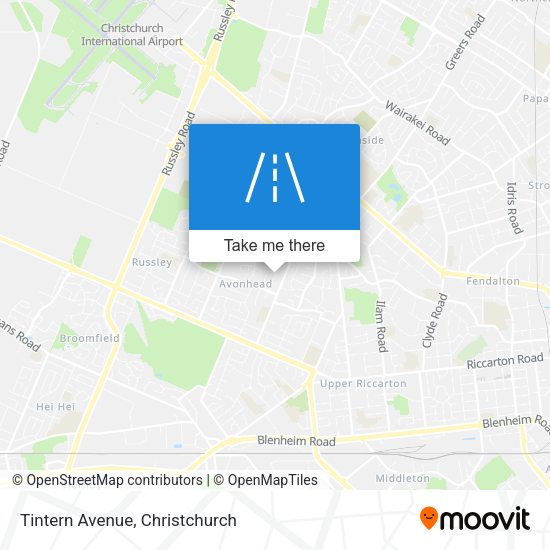 Tintern Avenue map