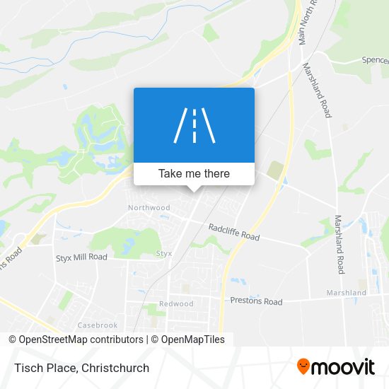 Tisch Place map