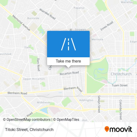 Titoki Street map