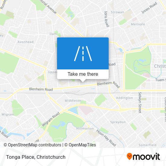 Tonga Place map