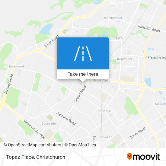 Topaz Place map