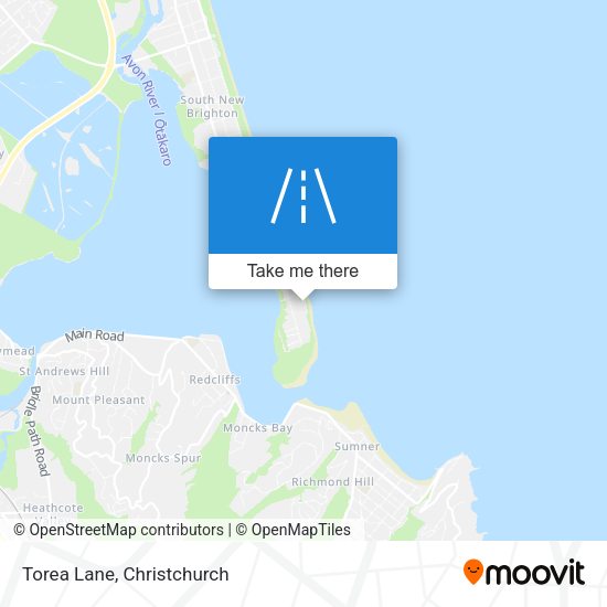 Torea Lane map