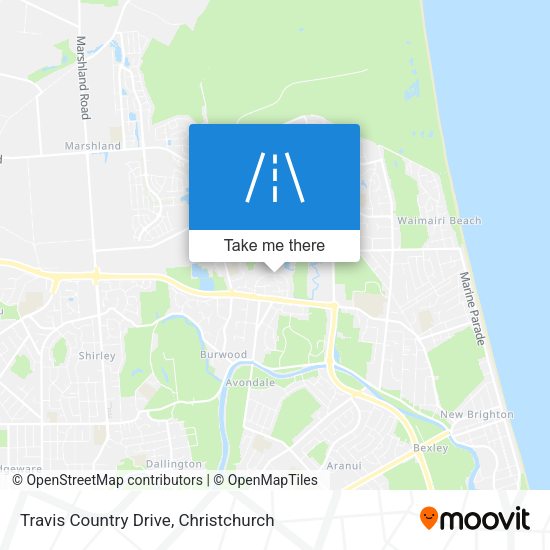 Travis Country Drive map