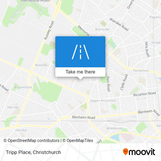 Tripp Place map