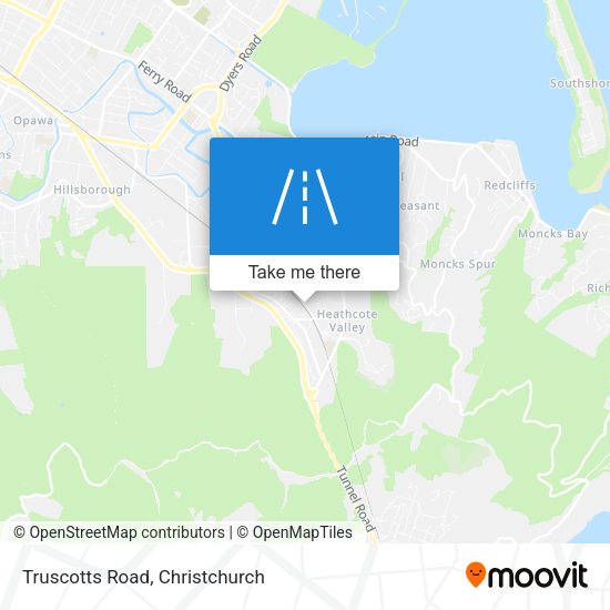 Truscotts Road map