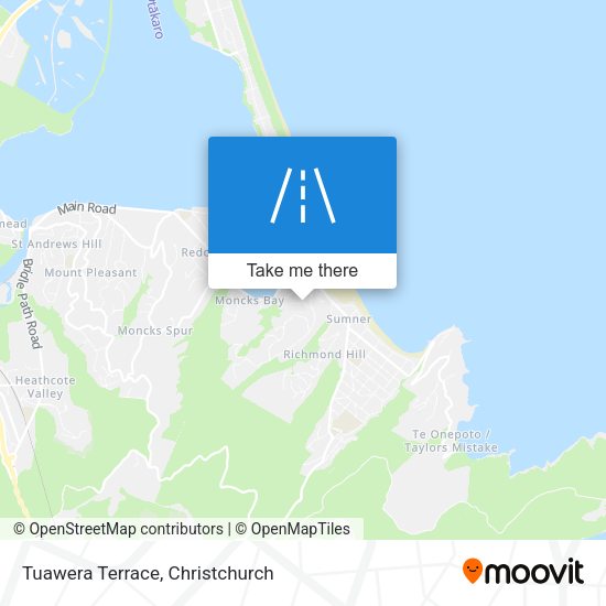 Tuawera Terrace map