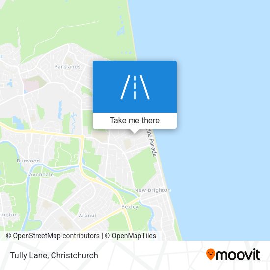 Tully Lane map