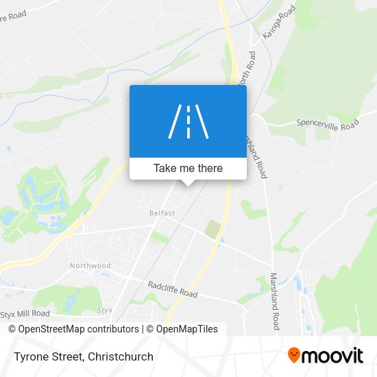 Tyrone Street map