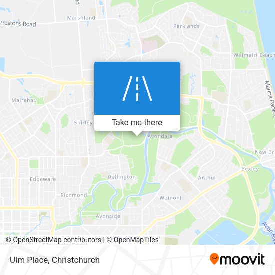 Ulm Place map