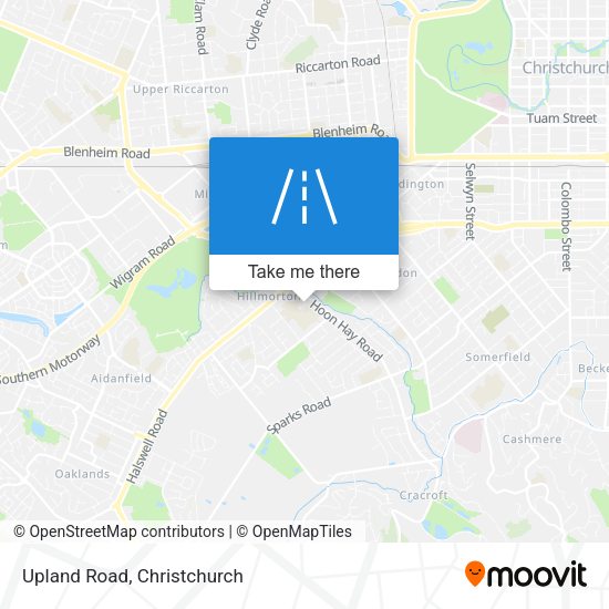 Upland Road map