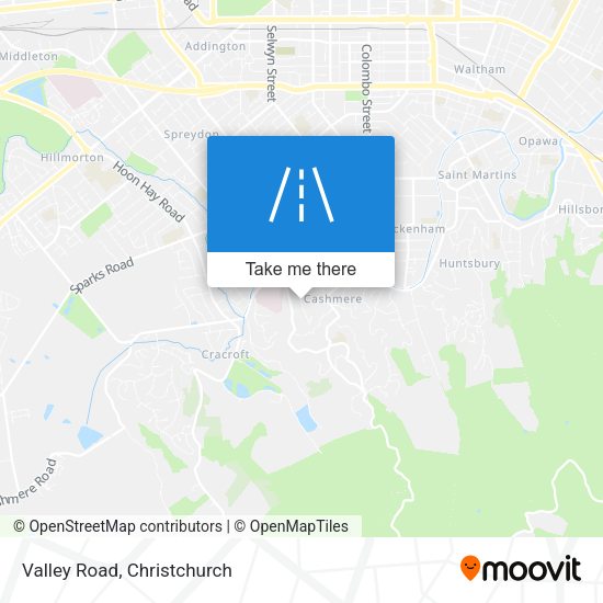Valley Road map