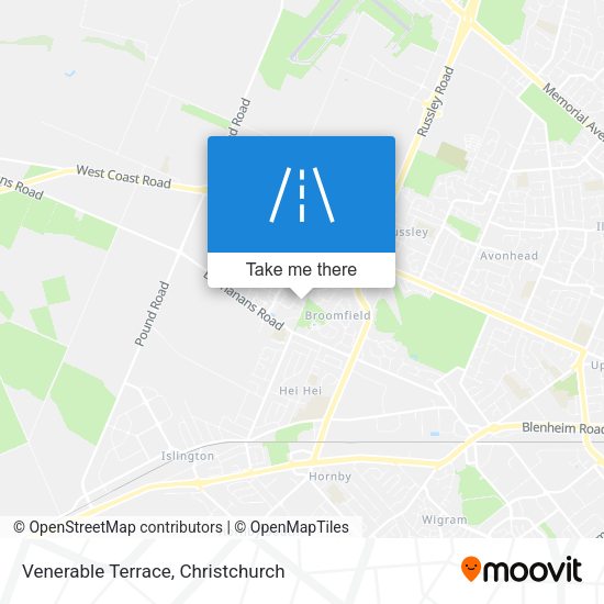 Venerable Terrace map