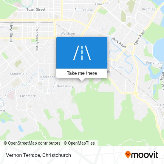Vernon Terrace map