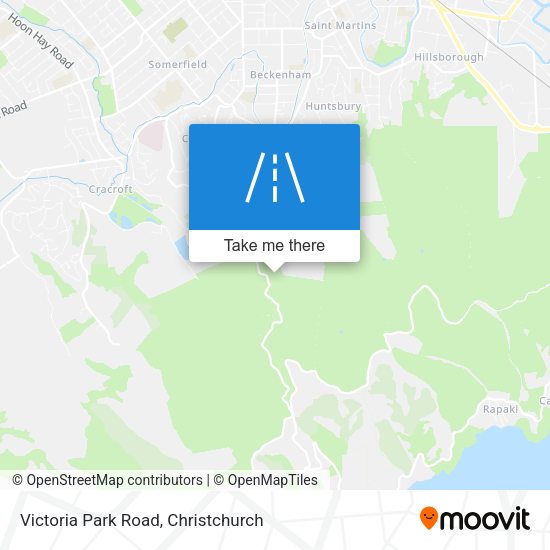 Victoria Park Road map