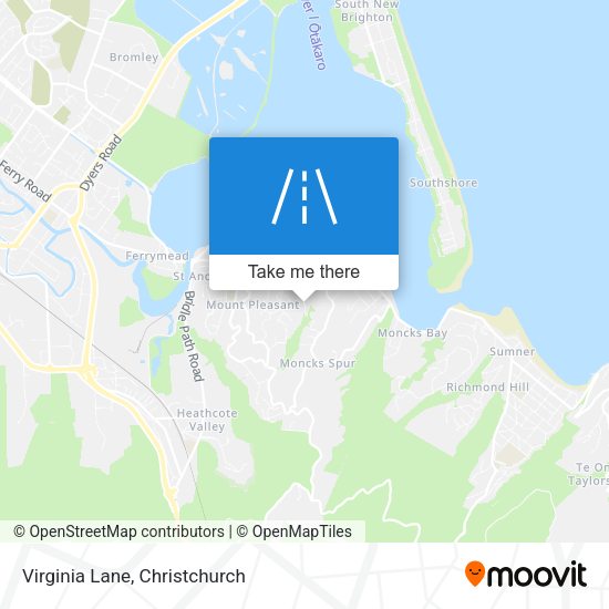 Virginia Lane map