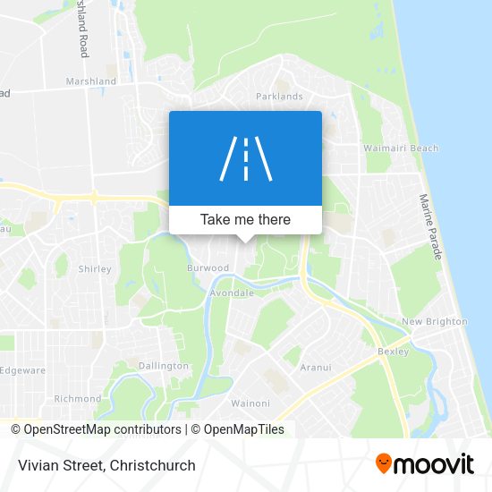 Vivian Street map