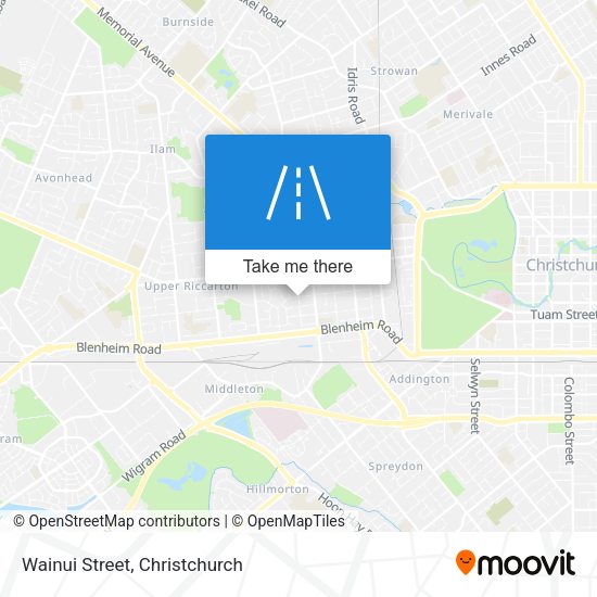 Wainui Street map