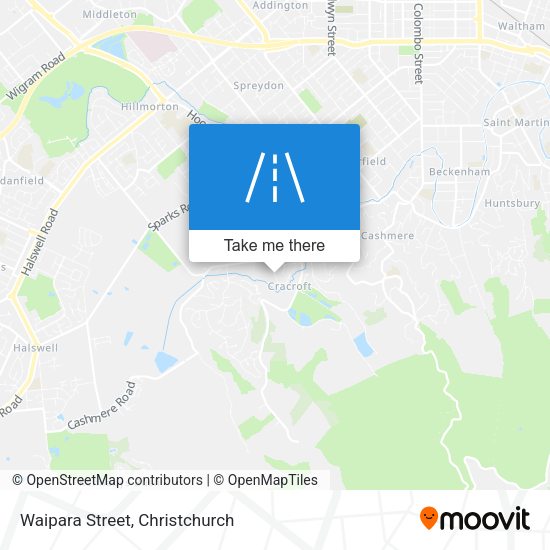 Waipara Street map