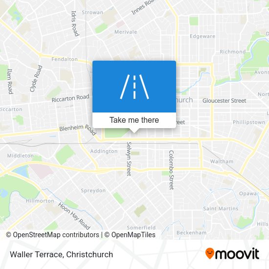 Waller Terrace map