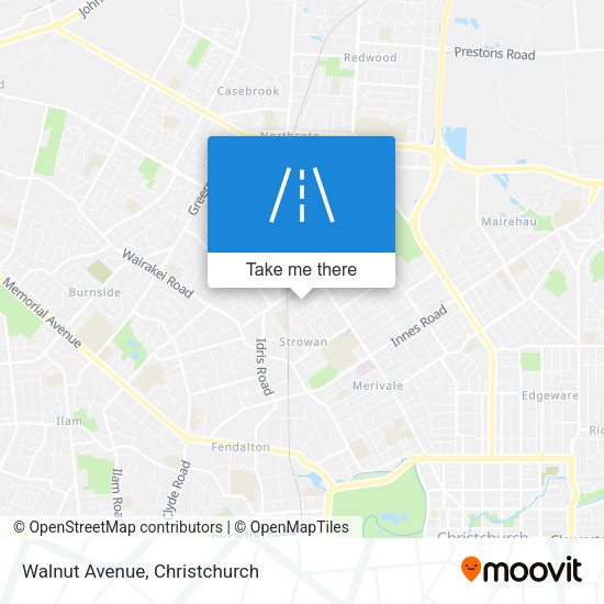 Walnut Avenue map