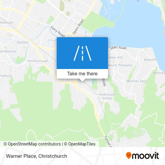 Warner Place map