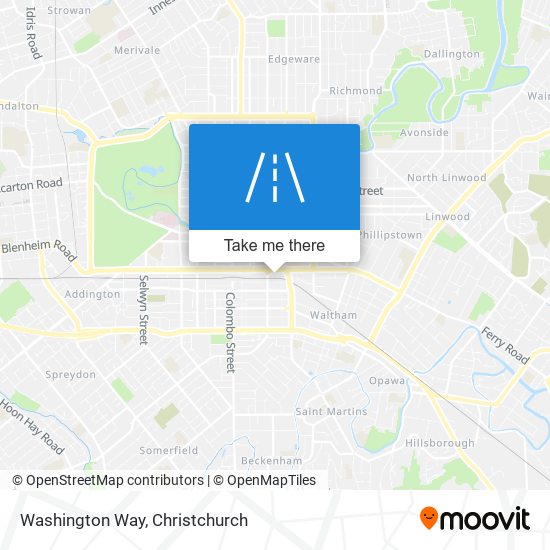 Washington Way map