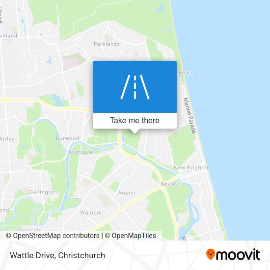 Wattle Drive map