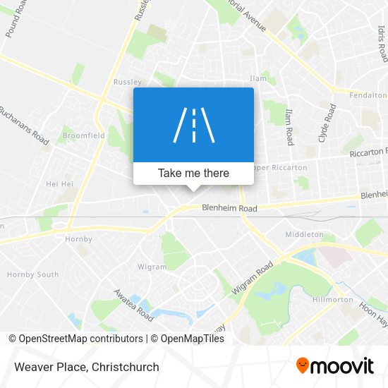 Weaver Place map
