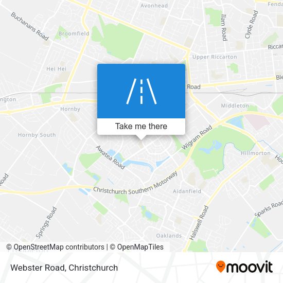 Webster Road map