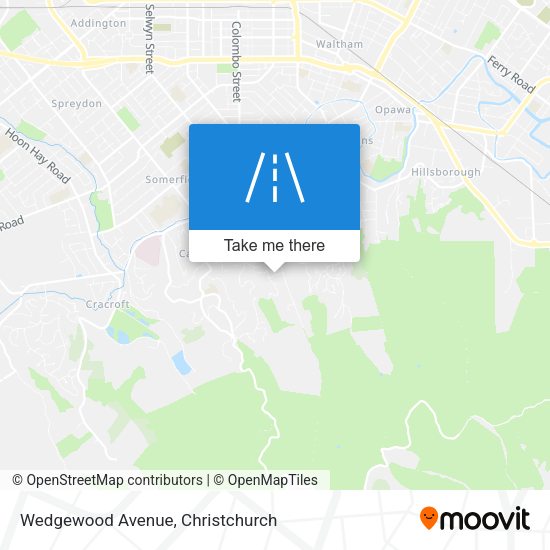 Wedgewood Avenue map