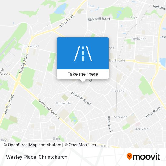 Wesley Place map