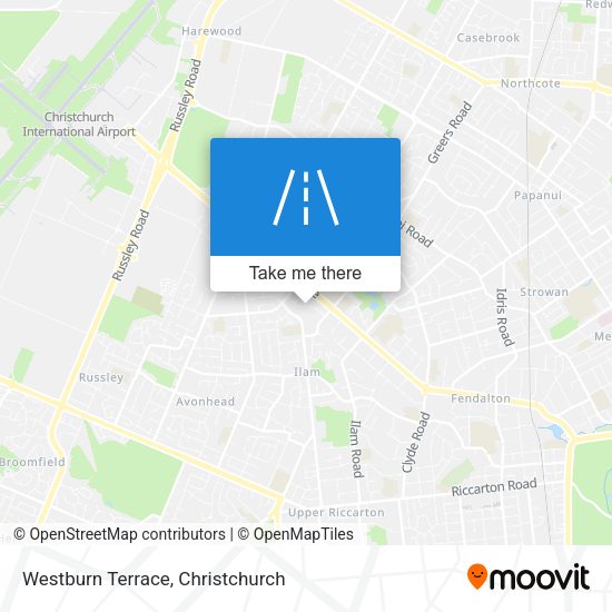 Westburn Terrace map